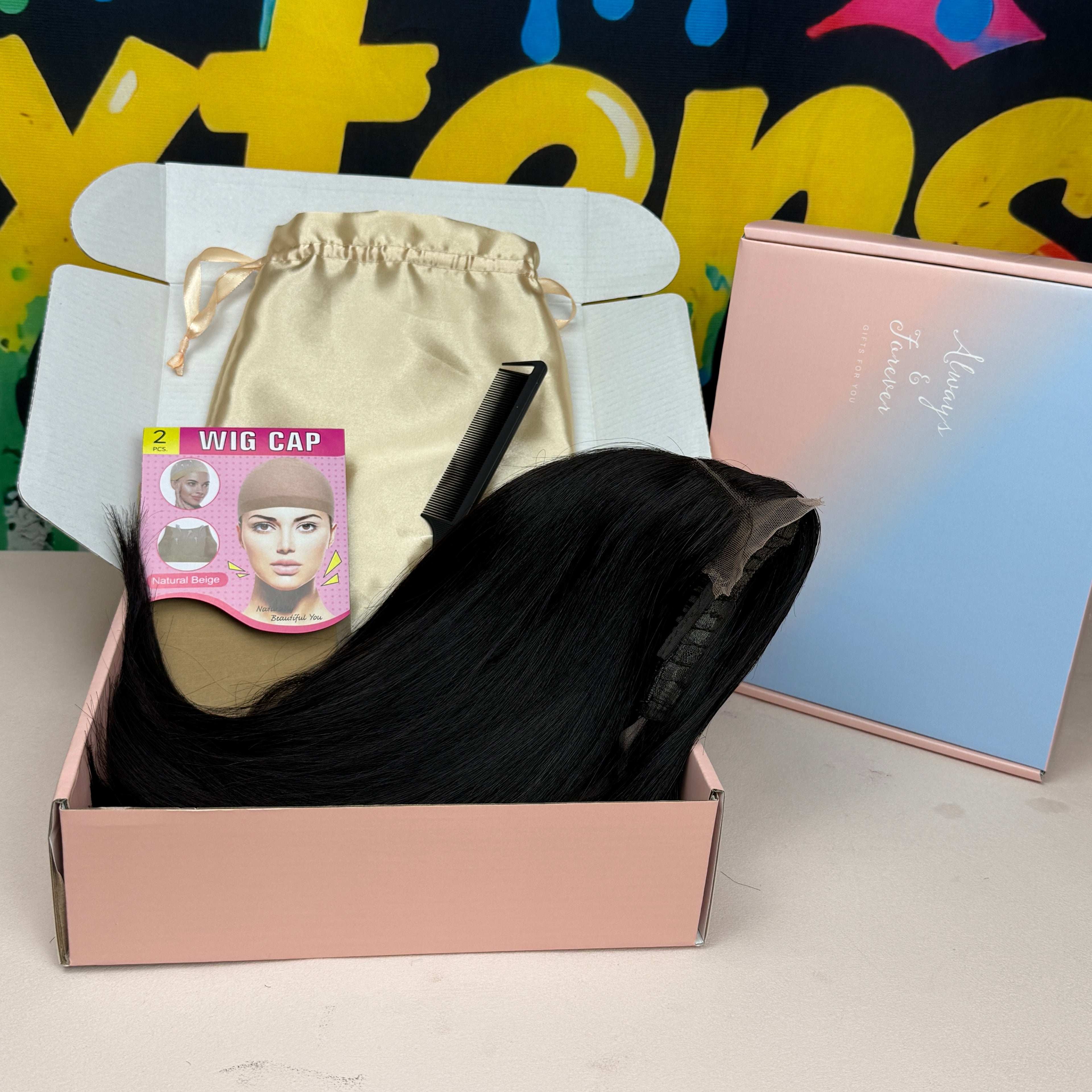 CCLG 2x6 HD Lace Short Straight Bob Wig — 100% Human Hair, Natural Hairline & Easy Install Ready to Go Middle Parted Glueless Bob Wig Natural Black