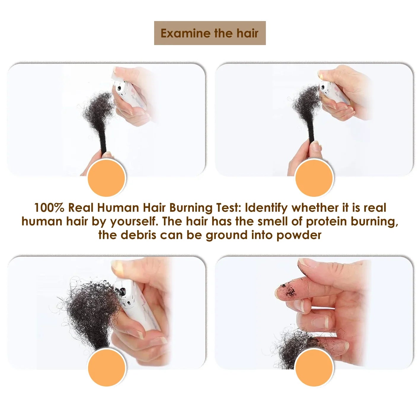 CCLG 8inch Full color  Hair Dreadlocks Extensions 100% human hair Handmade Locs For Men and Women 0.4cm-0.8cm Thickness